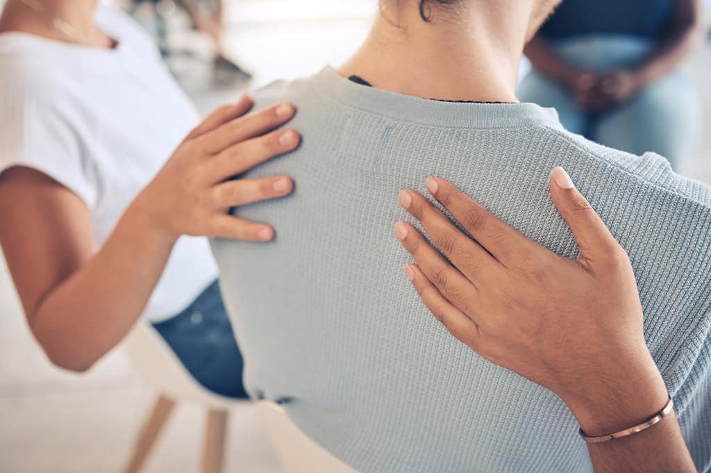 women discussing addiction treatment in massachusetts