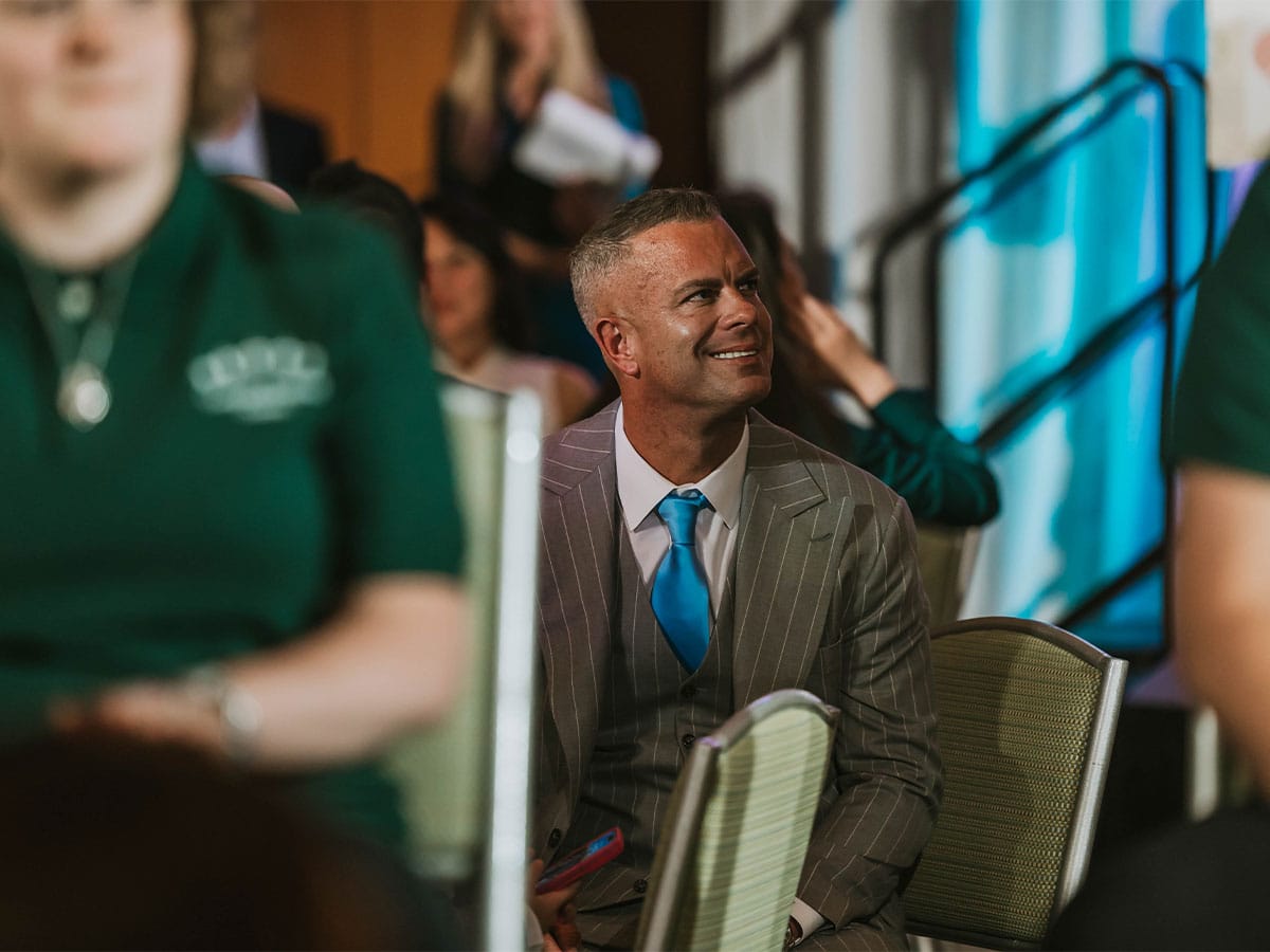 Eddie McGrath attending Cardinal Cushing Centers Springtime Gala