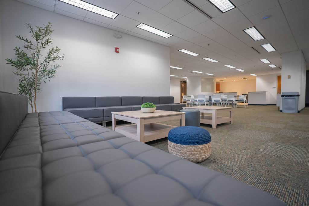 Comfortable common area with seating