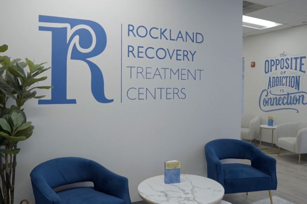 Lobby at Rockland Recovery Treatment Centers, a Massachusetts alcohol rehab that accepts most commercial insurance plans